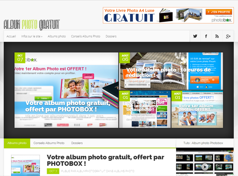 Album photo gratuit .fr