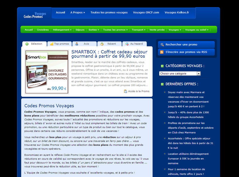 Codes Promos Voyages .fr