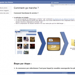Sauvegarder ses photos .fr
